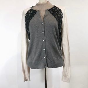 August Moon Cardigan Long Sleeve Womens Medium